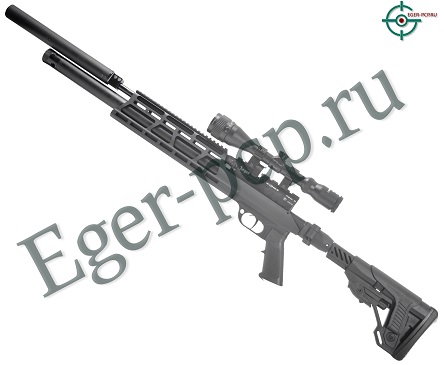 Пневматическая РСР винтовка Jager SP Карабин (6.35 мм, 550 мм, металлическая, складная, APP)